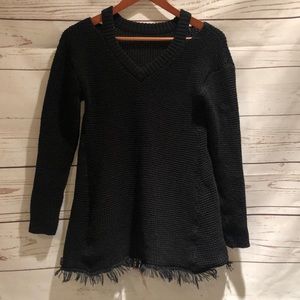 Boutique Black Sweater- Size Small